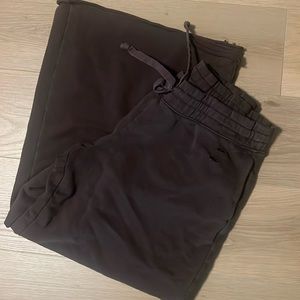 Aerie wide leg skater pant destructed.